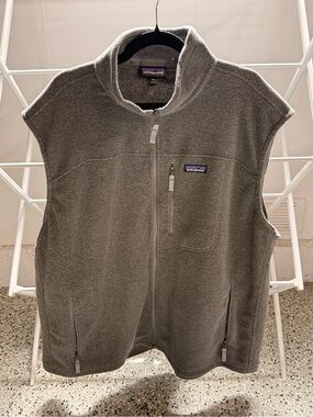 Patagonia Synchilla Fleece Vest Gray Full Zip